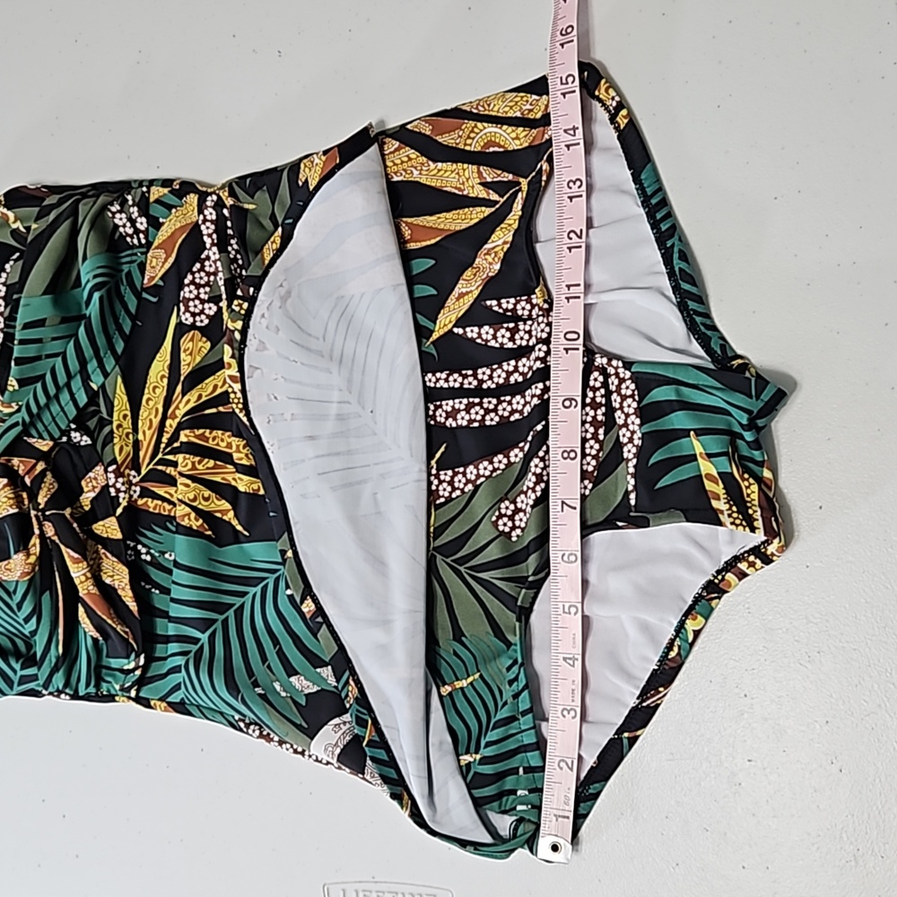 SWIM SUIT palm leaves one piece - Picture 14 of 15